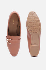 Women's Brown Casual Solid Loafers