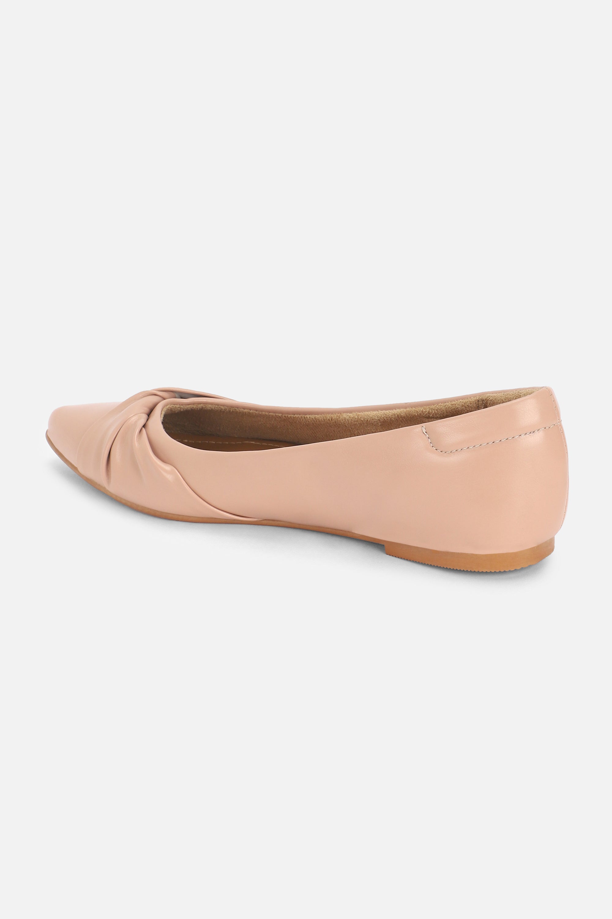 Women's Pink Casual Solid Ballet