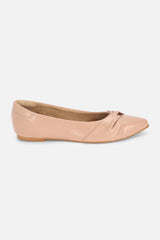Women's Pink Casual Solid Ballet