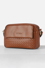 Women's Brown Casual Sling Bag