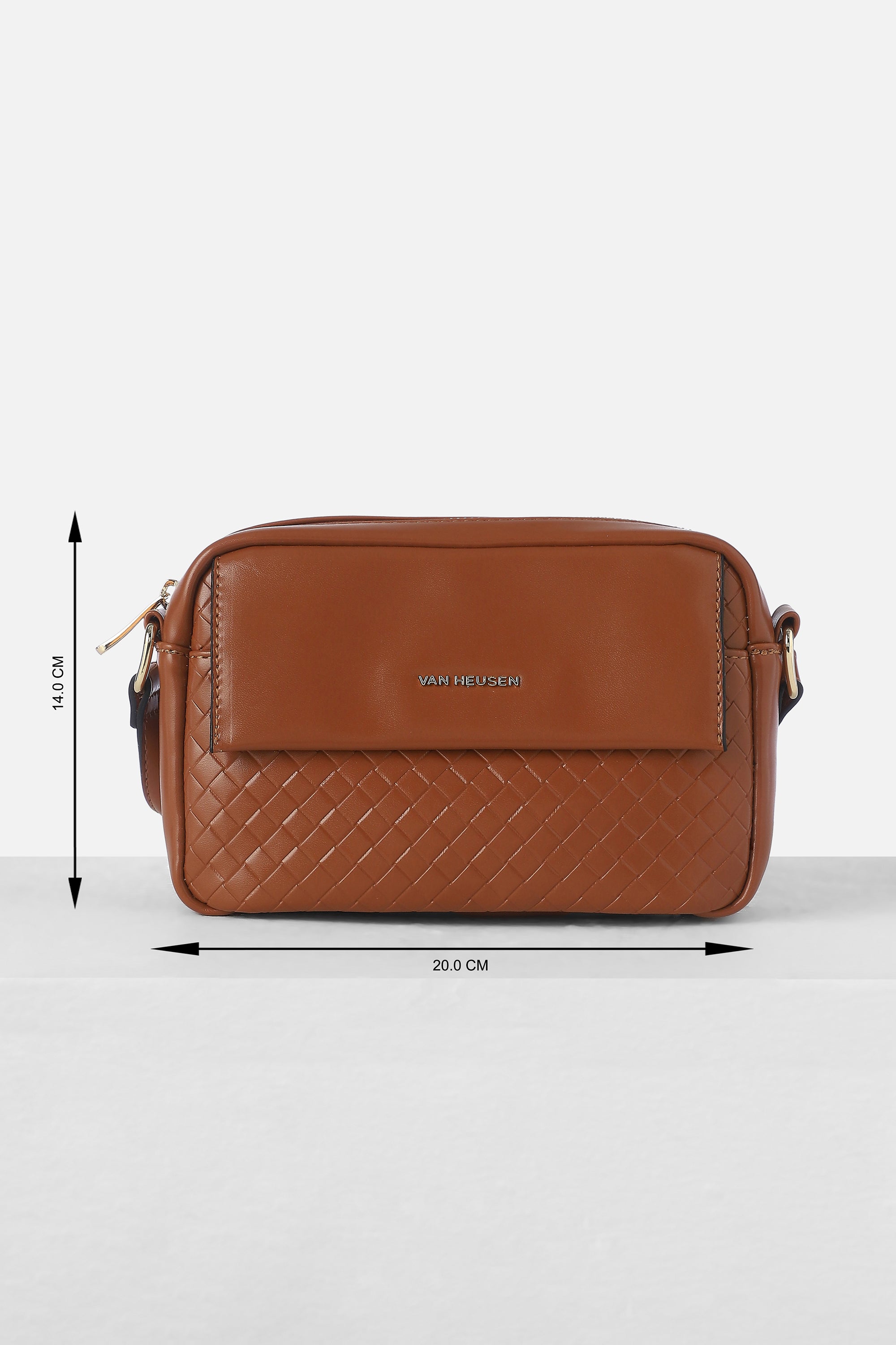 Women's Brown Casual Sling Bag
