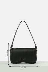 Women's Black Casual Satchel
