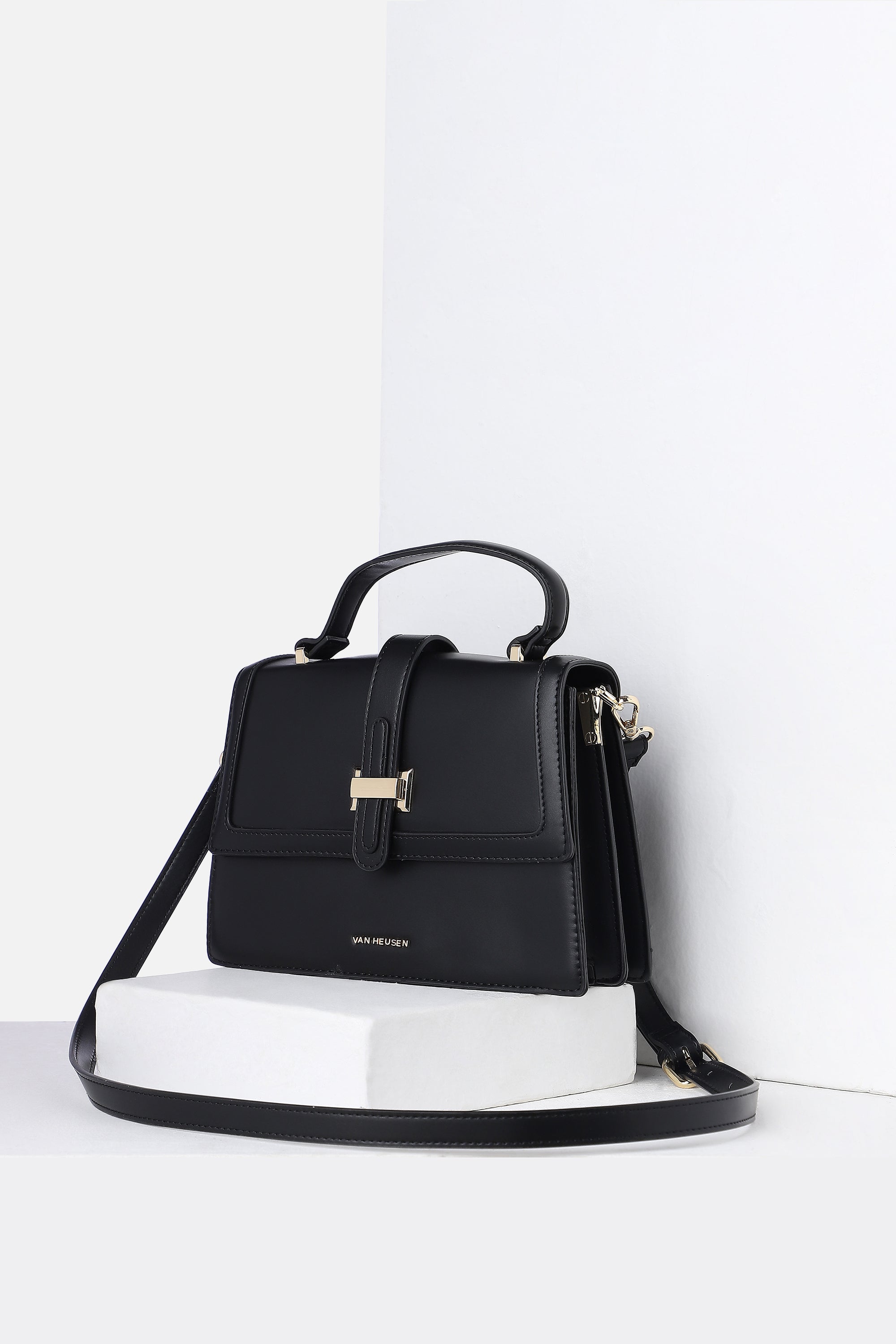 Women's Black Casual Hand Bag