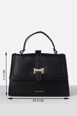 Women's Black Casual Hand Bag