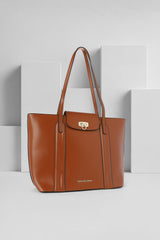 Women's Brown Casual Tote Bag