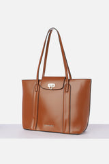 Women's Brown Casual Tote Bag