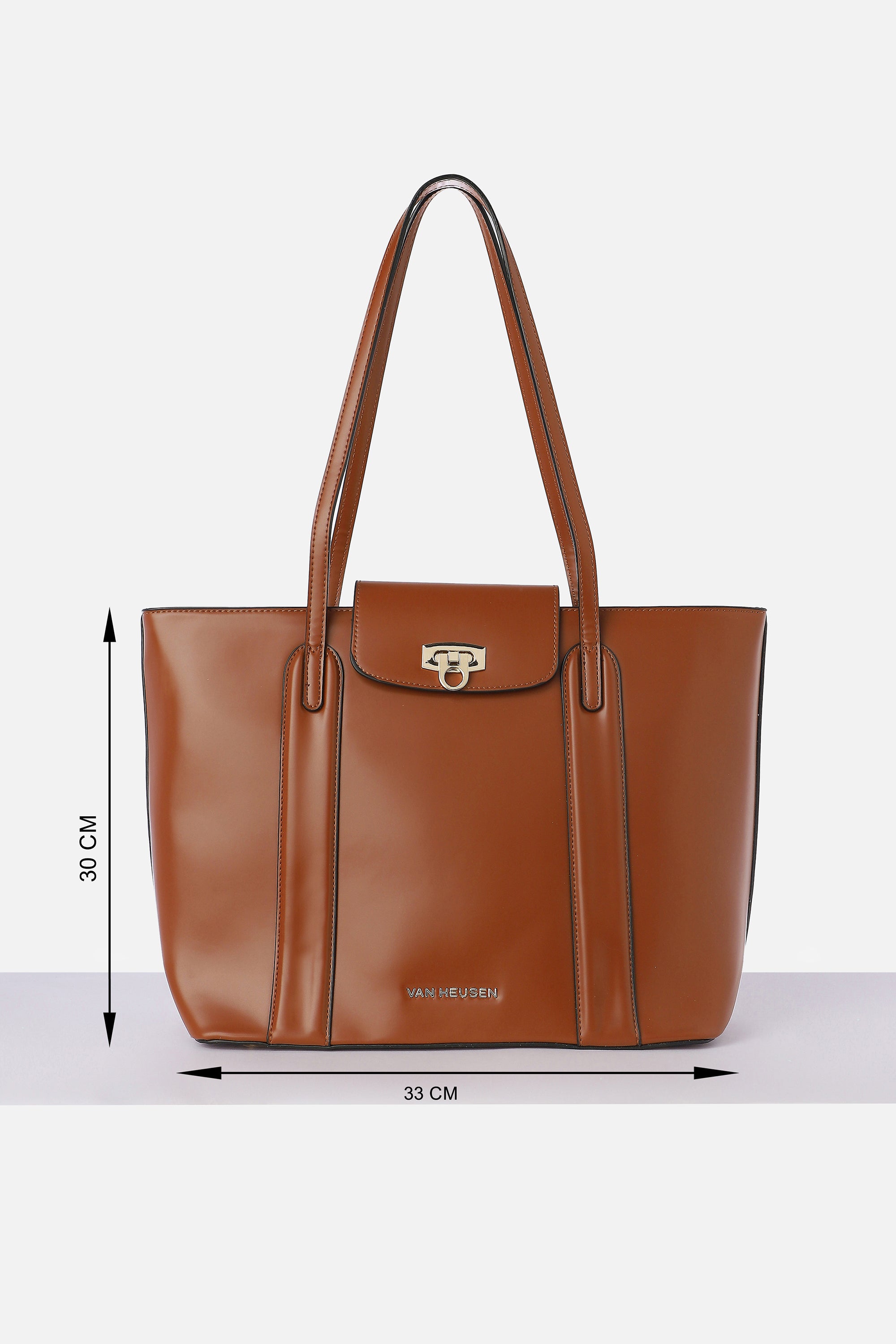 Women's Brown Casual Tote Bag