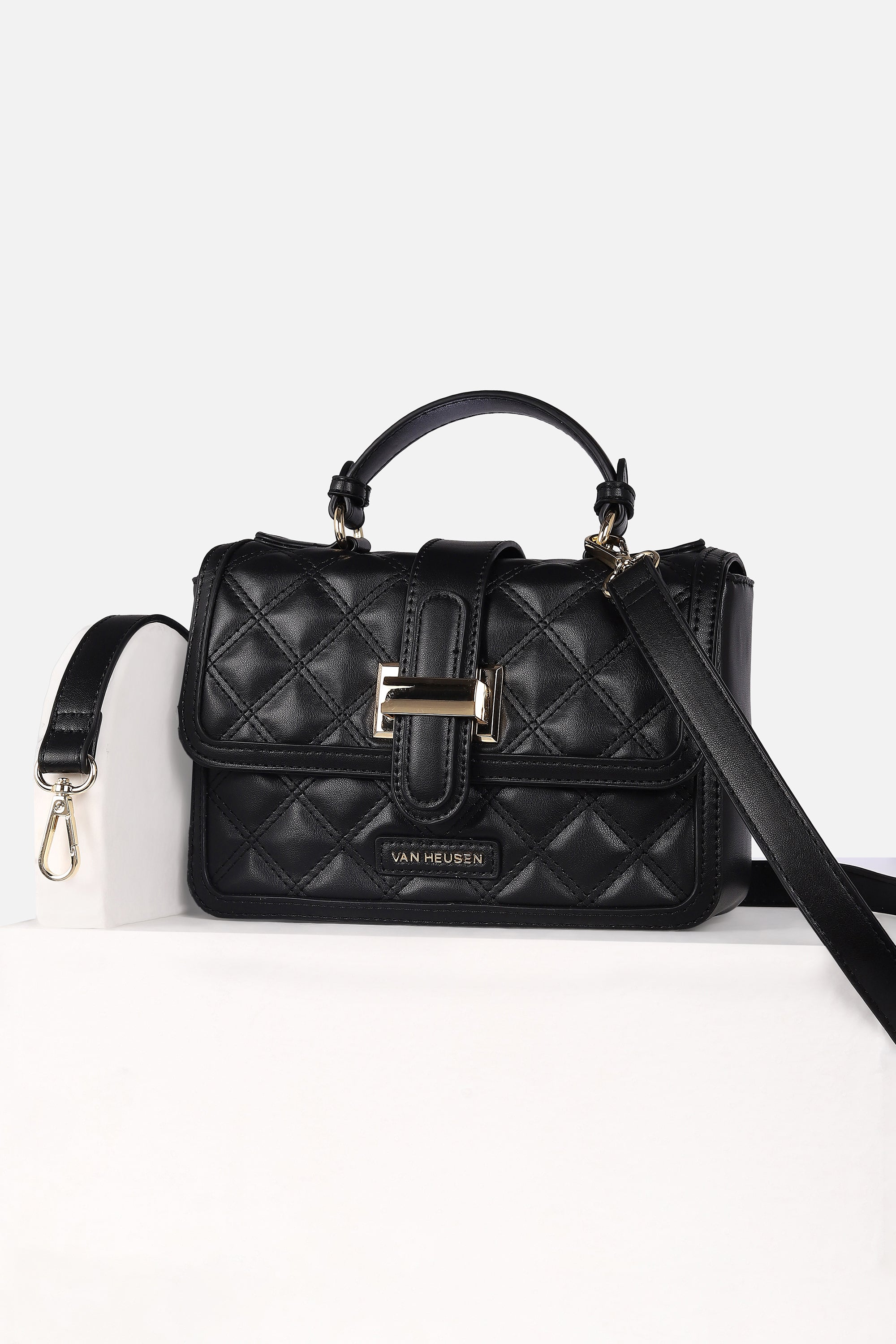 Women's Black Casual Sling Bag