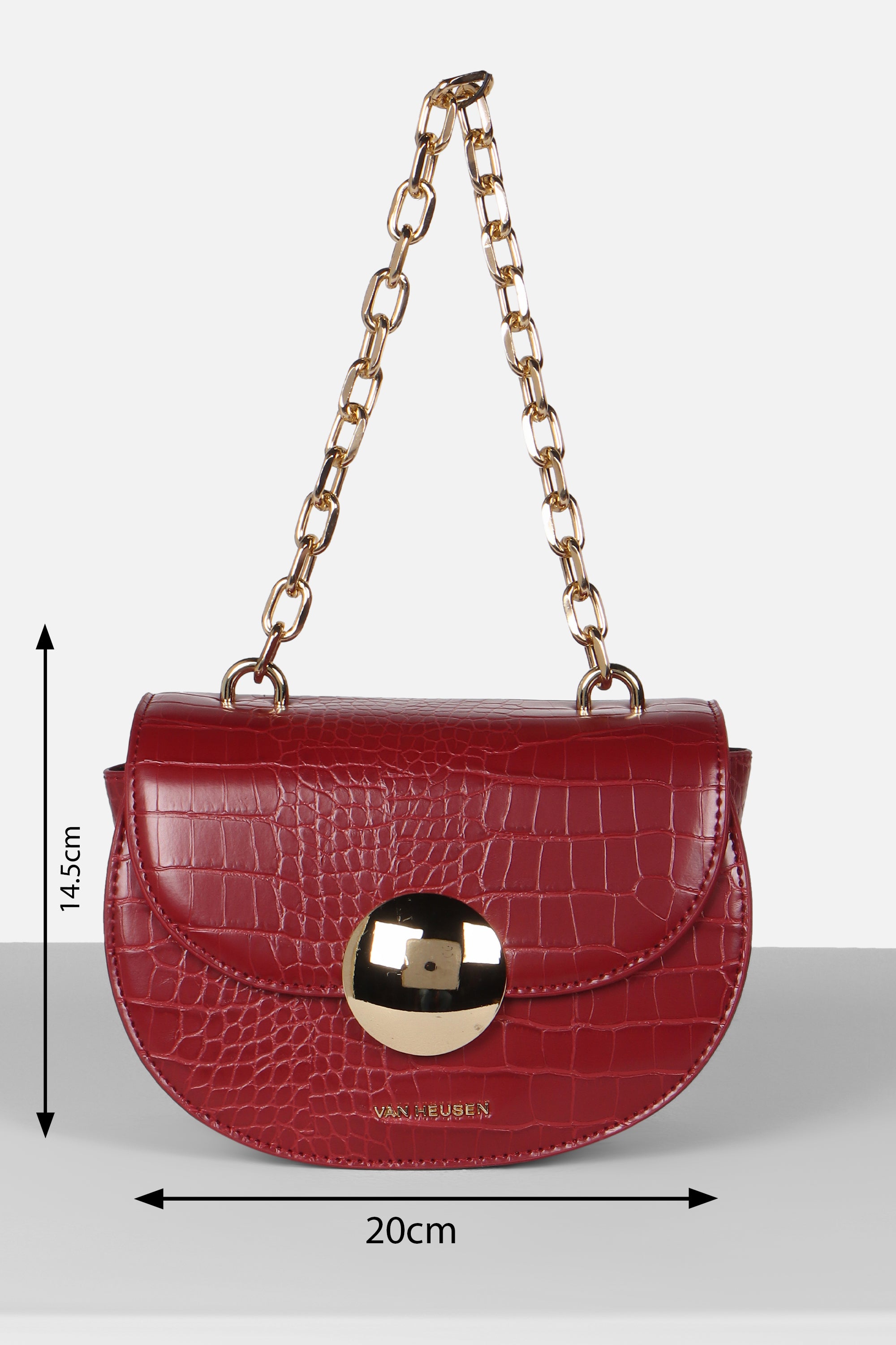 Women's Maroon Casual Satchel