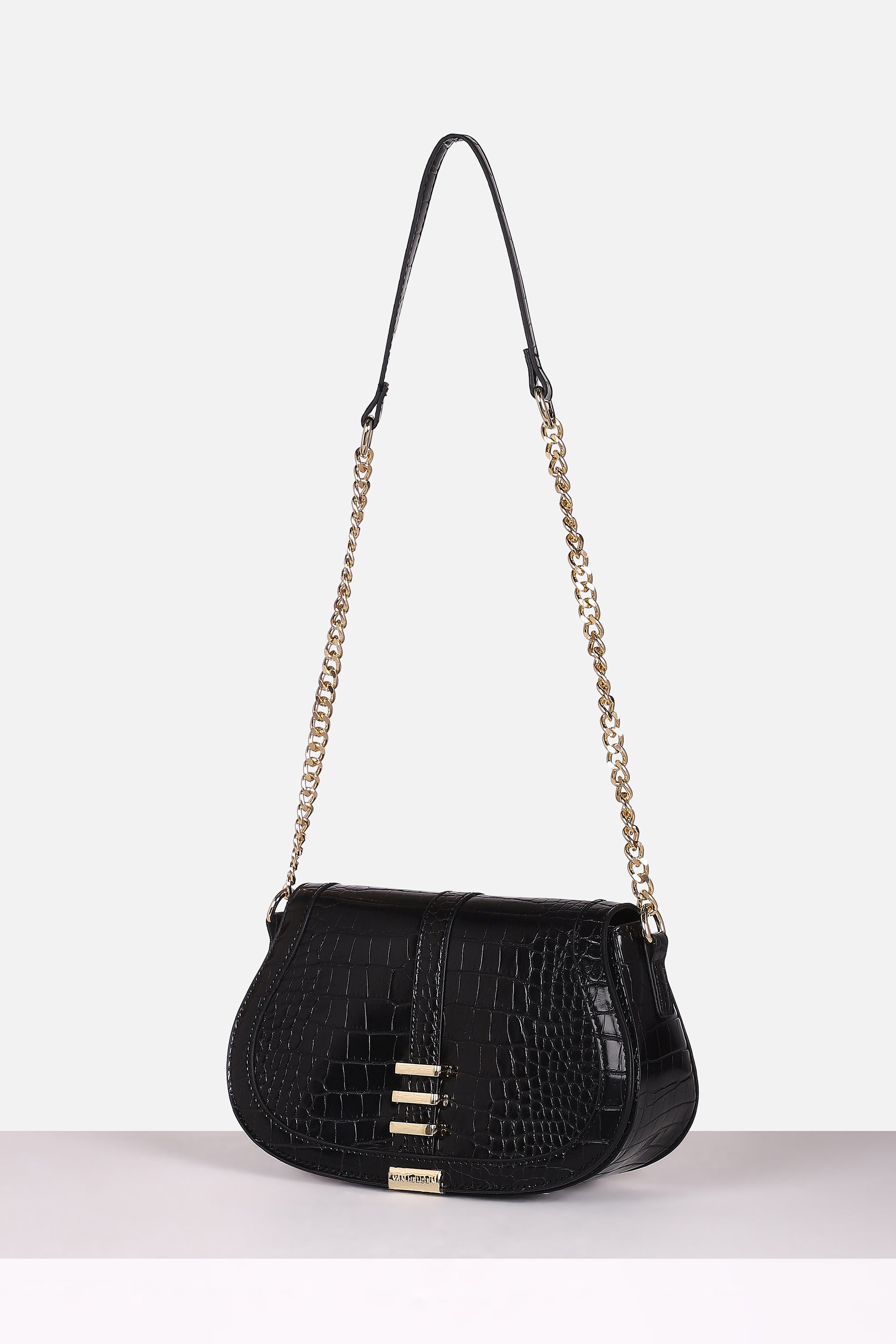 Women's Black Casual Sling Bag