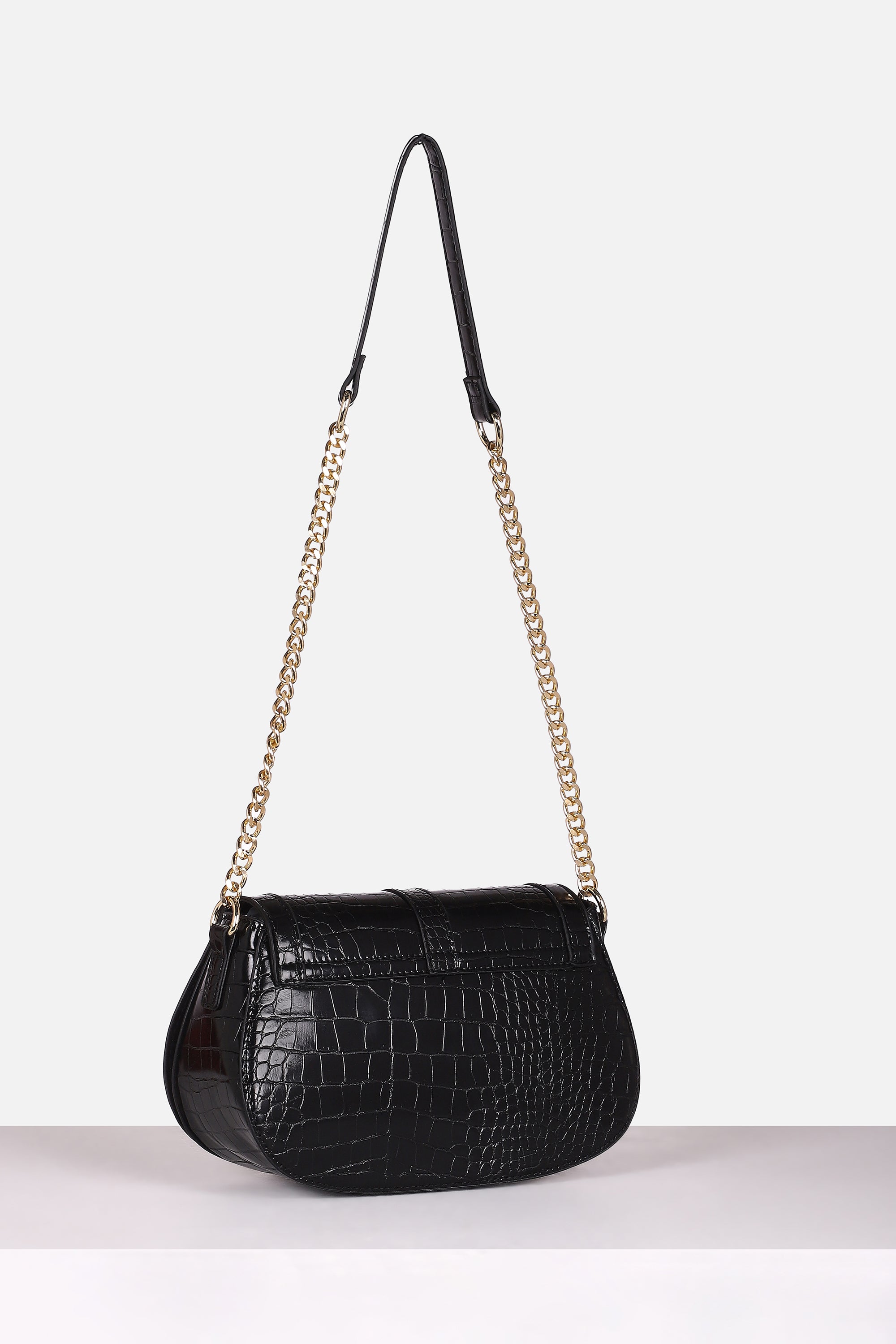 Women's Black Casual Sling Bag