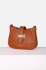 Women's Brown Casual Sling Bag