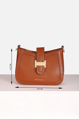 Women's Brown Casual Sling Bag