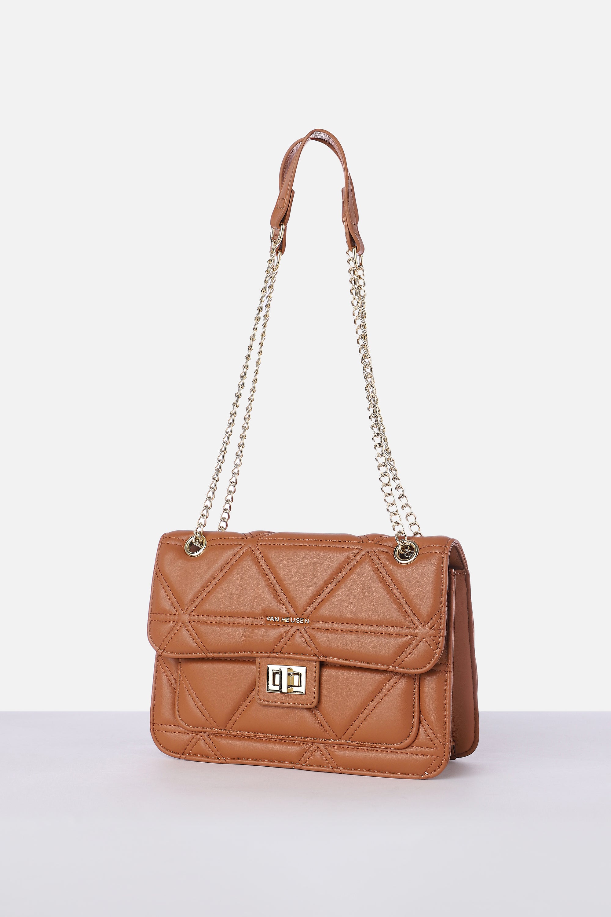 Women's Brown Casual Sling Bag