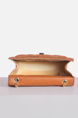 Women's Brown Casual Sling Bag