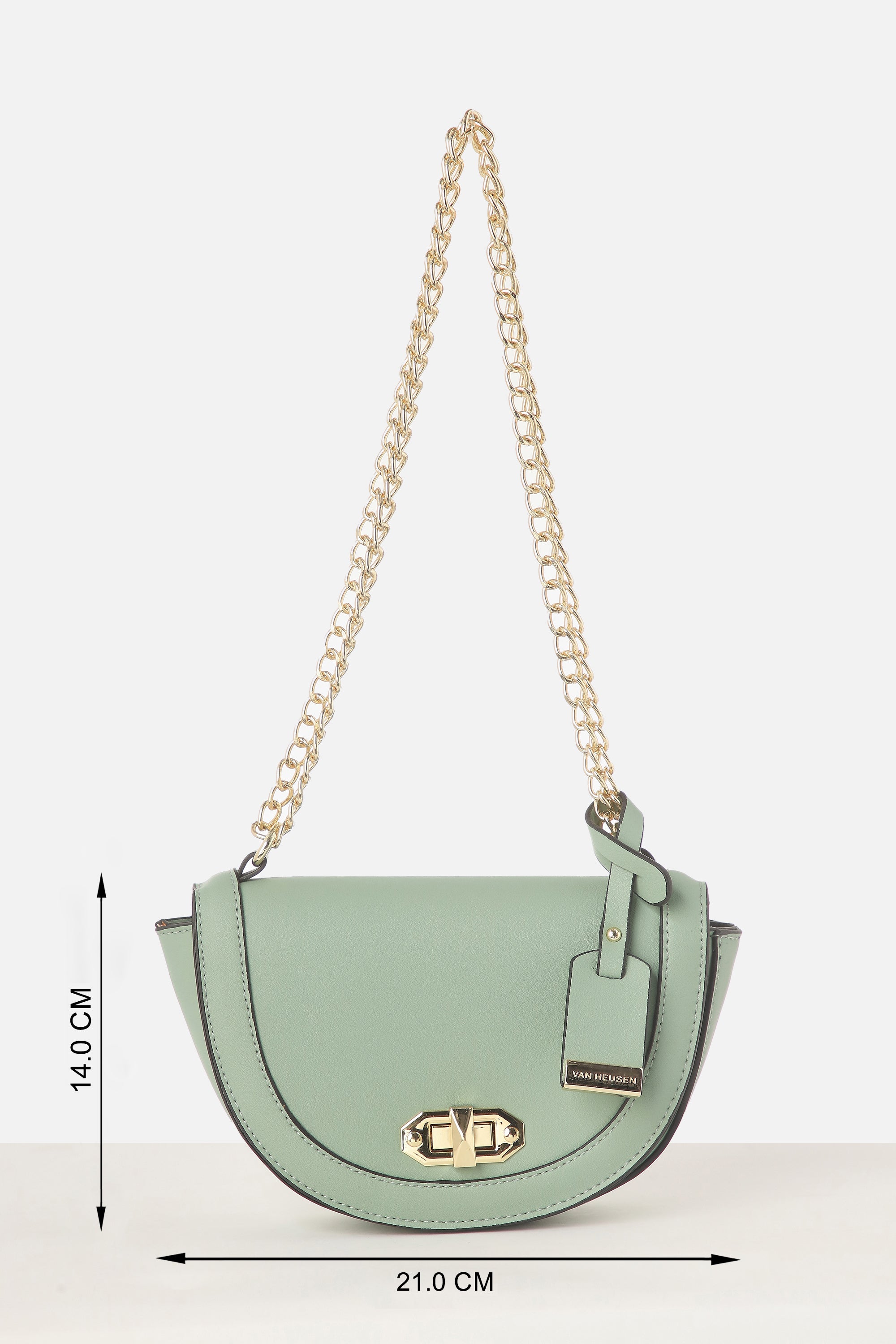 Women's Green Casual Sling Bag