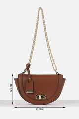 Women's Brown Casual Sling Bag