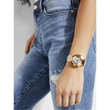 Women's Rose Gold Solid Round 36 mm Analogue Watch - W1288L3