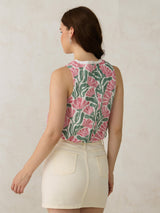 Women's Multicolor Casual Loose Printed Top