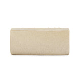 Women's Gold Party Solid Clutch