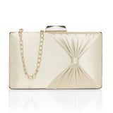 Women's Gold Party Solid Clutch