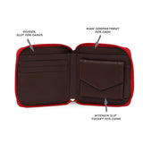 Women's Red Casual Solid Wallet