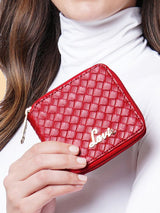 Women's Red Casual Solid Wallet