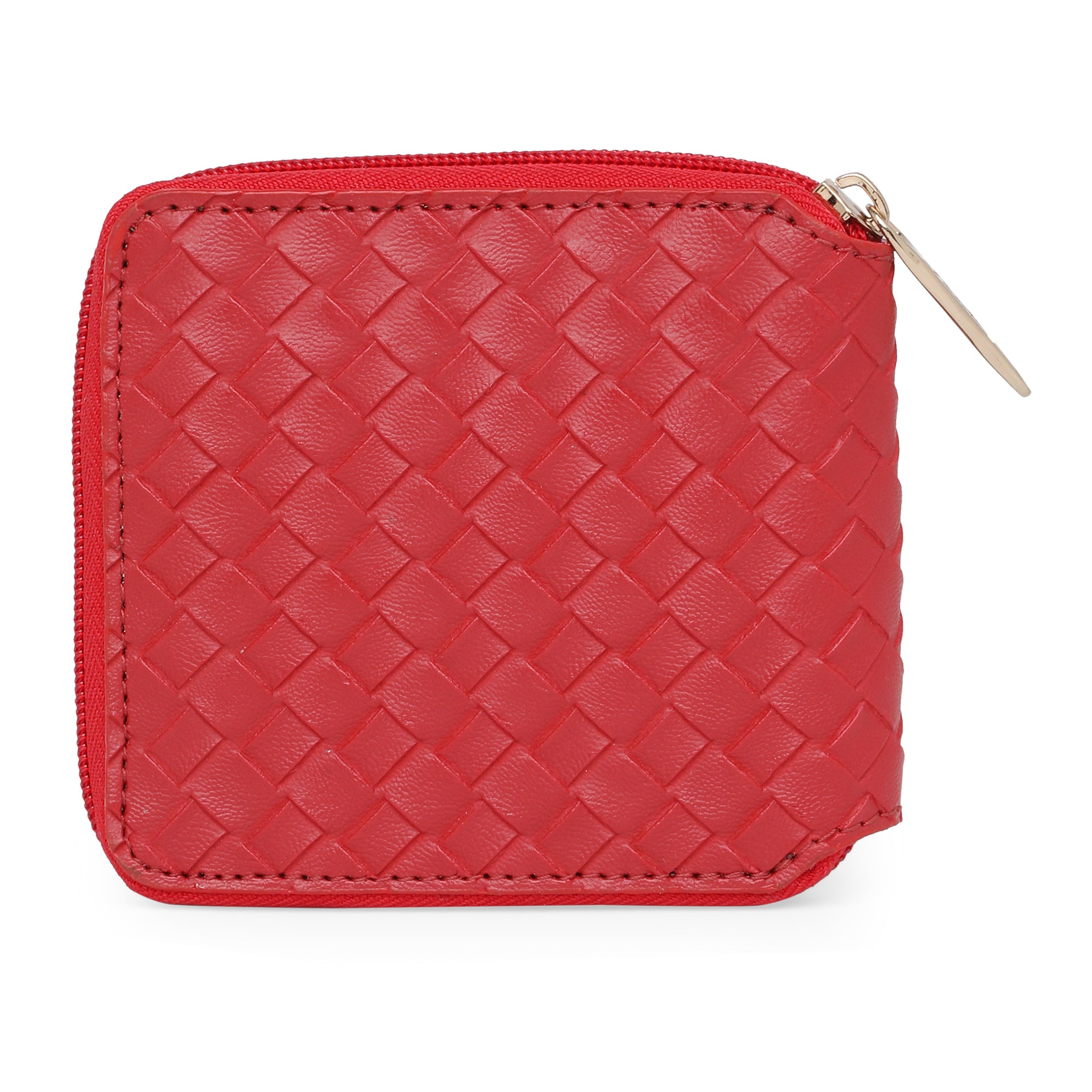 Women's Red Casual Solid Wallet