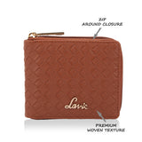 Women's Tan Casual Solid Wallet
