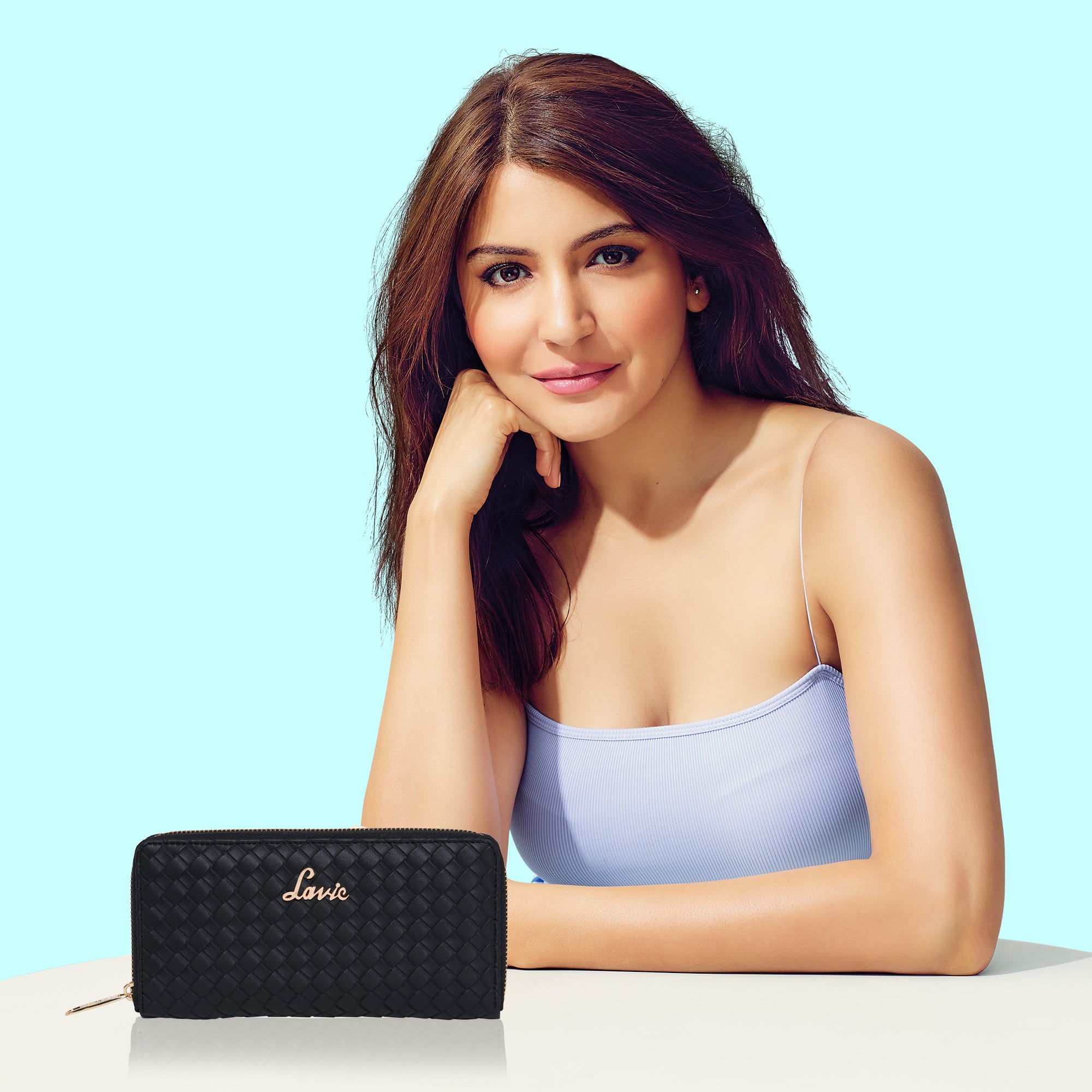 Women's Black Casual Solid Wallet