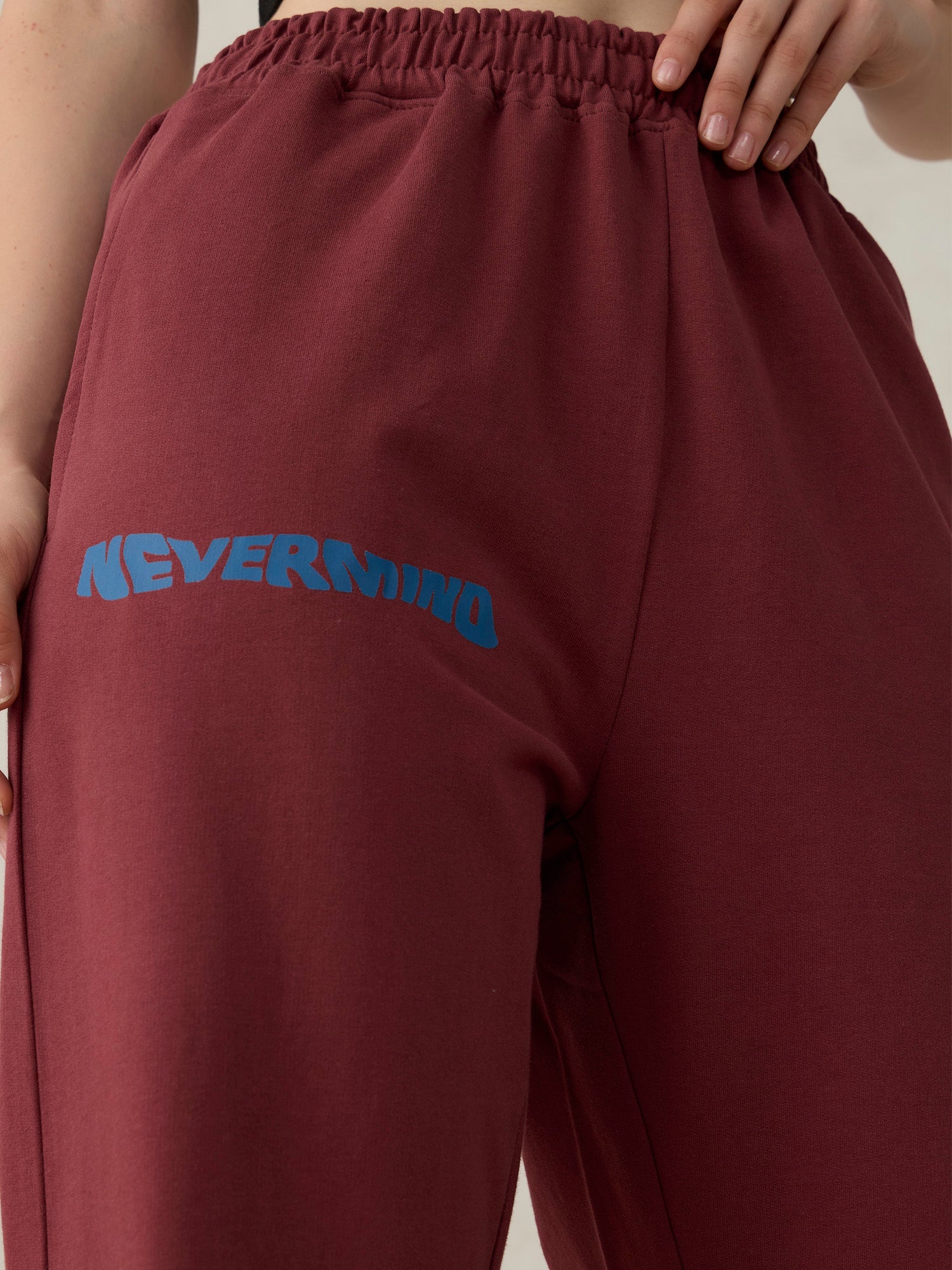 Women's Brown Casual Wide Leg Solid Trackpant