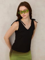 Women's Black Casual Regular Fit Solid Top