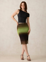 Women's Black Casual Skinny Fit Solid Top