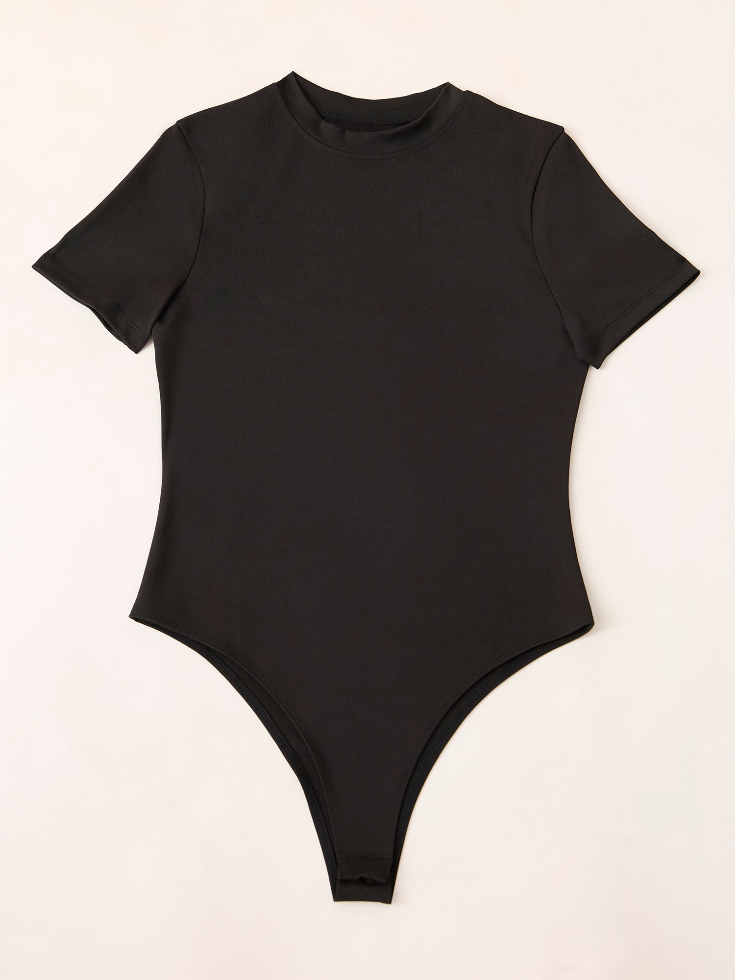 Women's Black Casual Slim Fit Solid Top