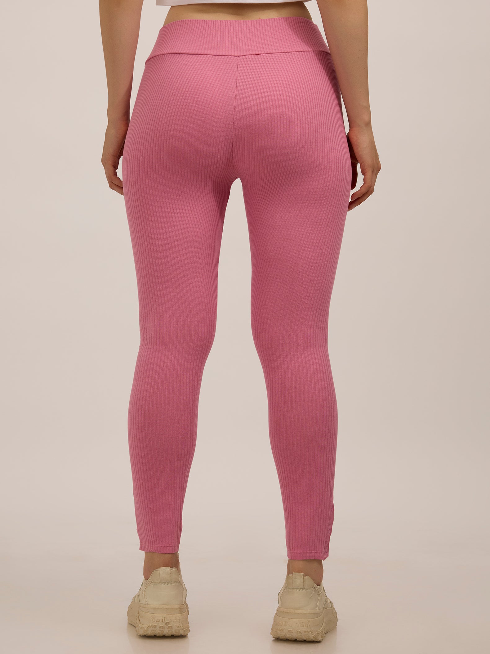 Women's Purple Sports Slim Fit Solid Trouser