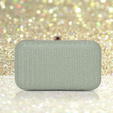Women's Green Party Solid Clutch