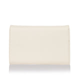 Women's Off White Party Solid Clutch