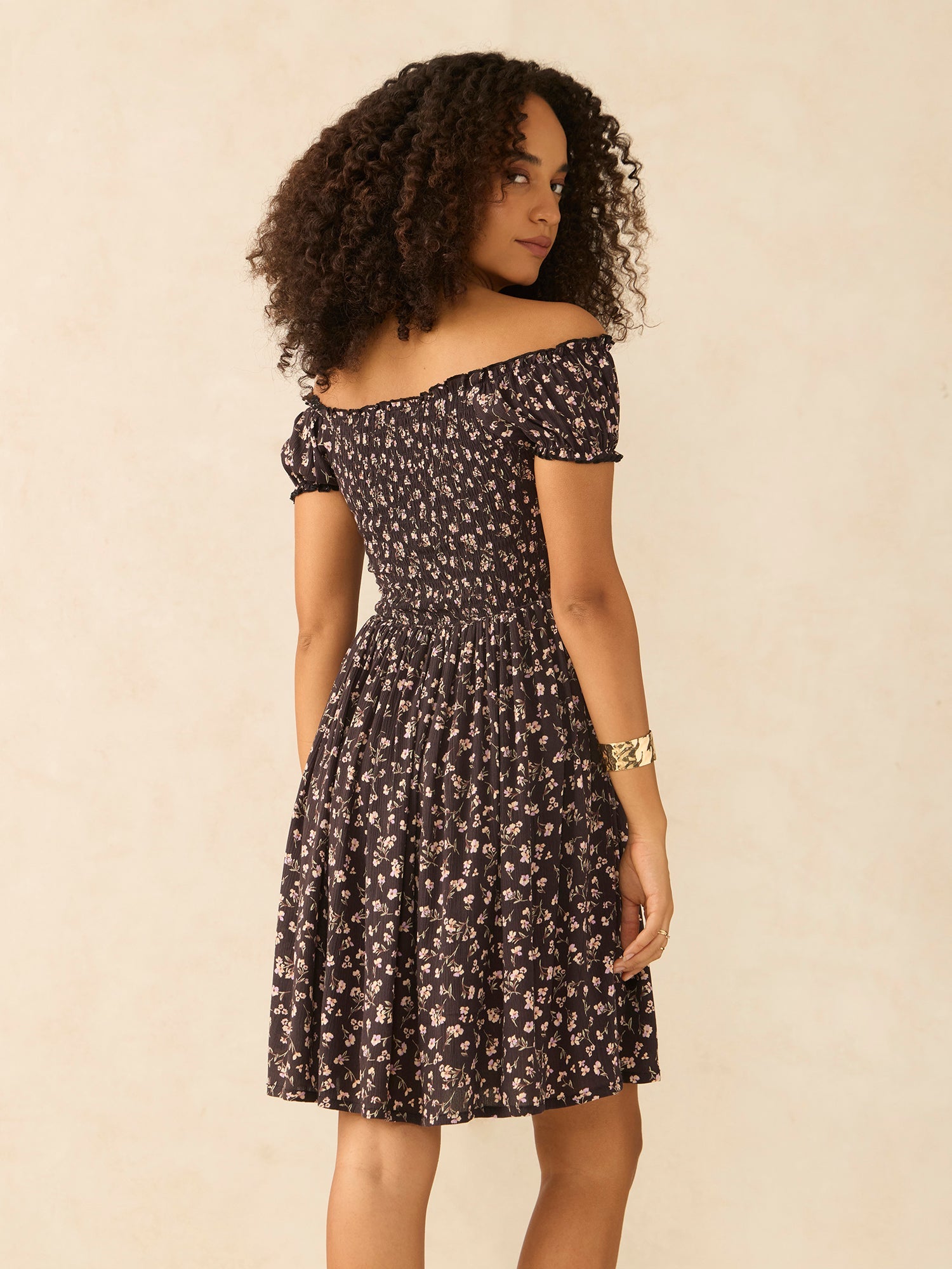 Women's Black Casual A-Line Dress