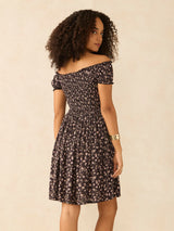 Women's Black Casual A-Line Dress