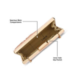 Women's Pink Party Solid Clutch