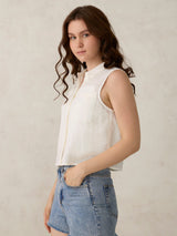 Women's White Casual Regular Fit Solid Shirt