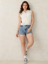 Women's White Casual Regular Fit Solid Shirt