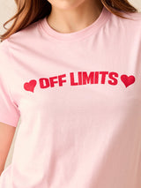 Women's Pink Crew Neck Graphic T-Shirt