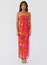 Women's Multicolor Casual Bodycon Printed Sleeveless Dress