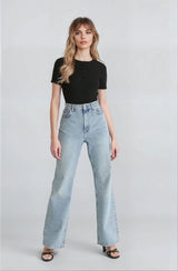 Women's Black Casual Regular Fit Solid Half Sleeves Top