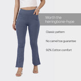 Women's Blue Casual Solid Pant