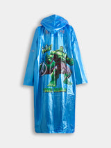 Kids Blue Zipper Raincoat