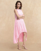 Women's Pink Sleeveless Dress