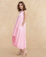 Women's Pink Sleeveless Dress