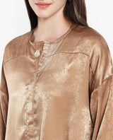 Women's Brown Casual Full Sleeves Top